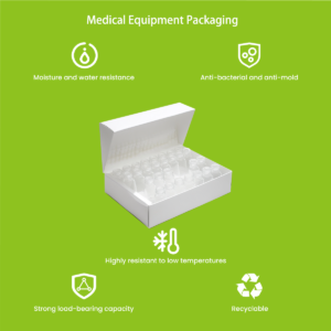 PP medical equipment packaging — internal honeycomb bracing and CNC-routed foam nest configuration securing imaging device for ISTA-validated ocean container transport
