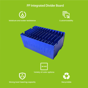 Custom Polypropylene Divider Board — Electronics & Small Parts Storage Box