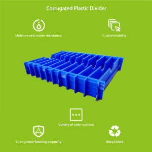 PP Corrugated Divider with Custom Slot Design — Reusable Protective Partition