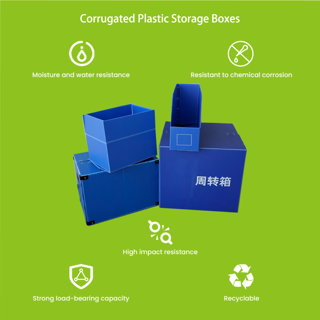 Corrugated Plastic Storage Boxes