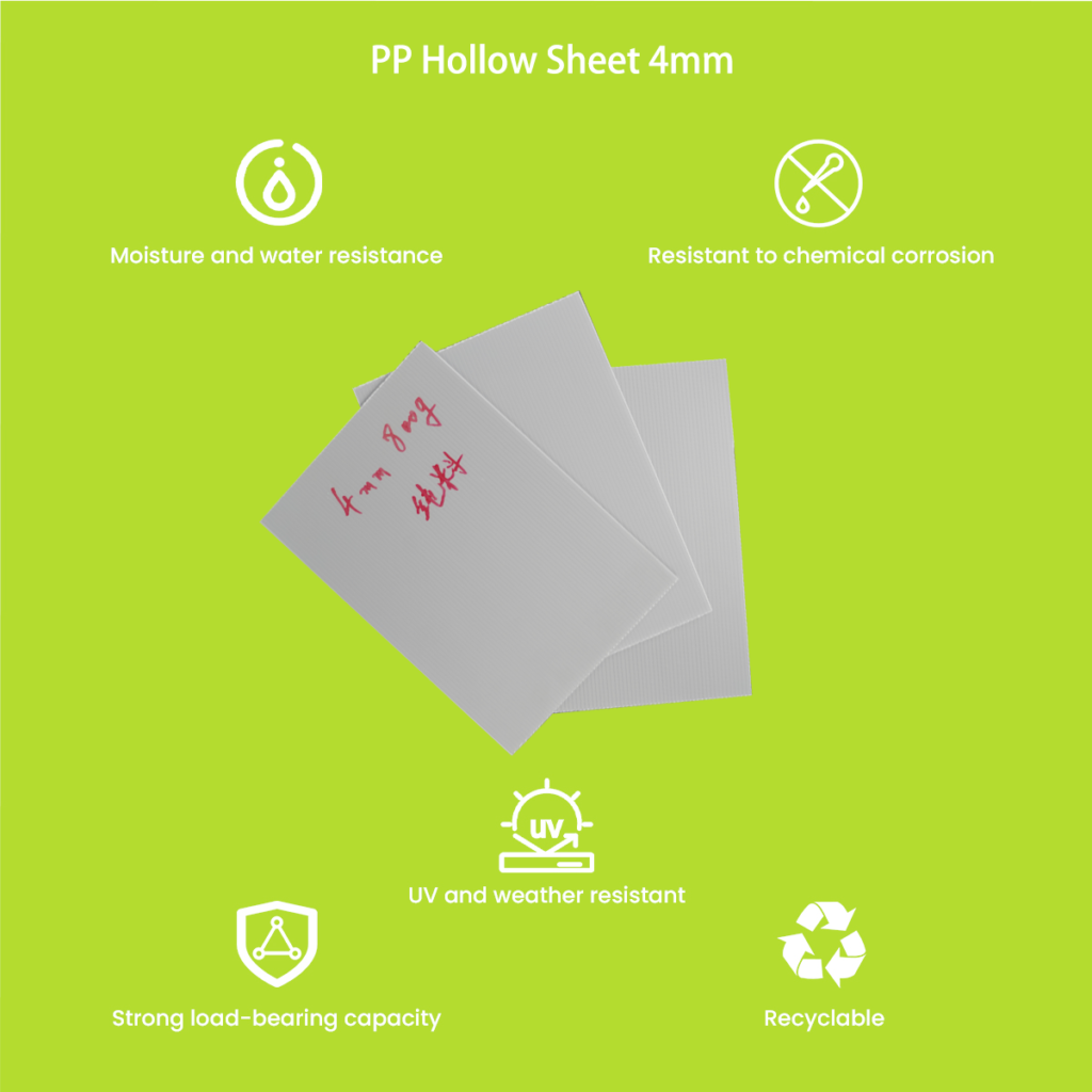 PP Hollow Sheet 4mm