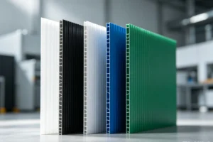 What is a corflute? Corrugated polypropylene sheets in multiple colors